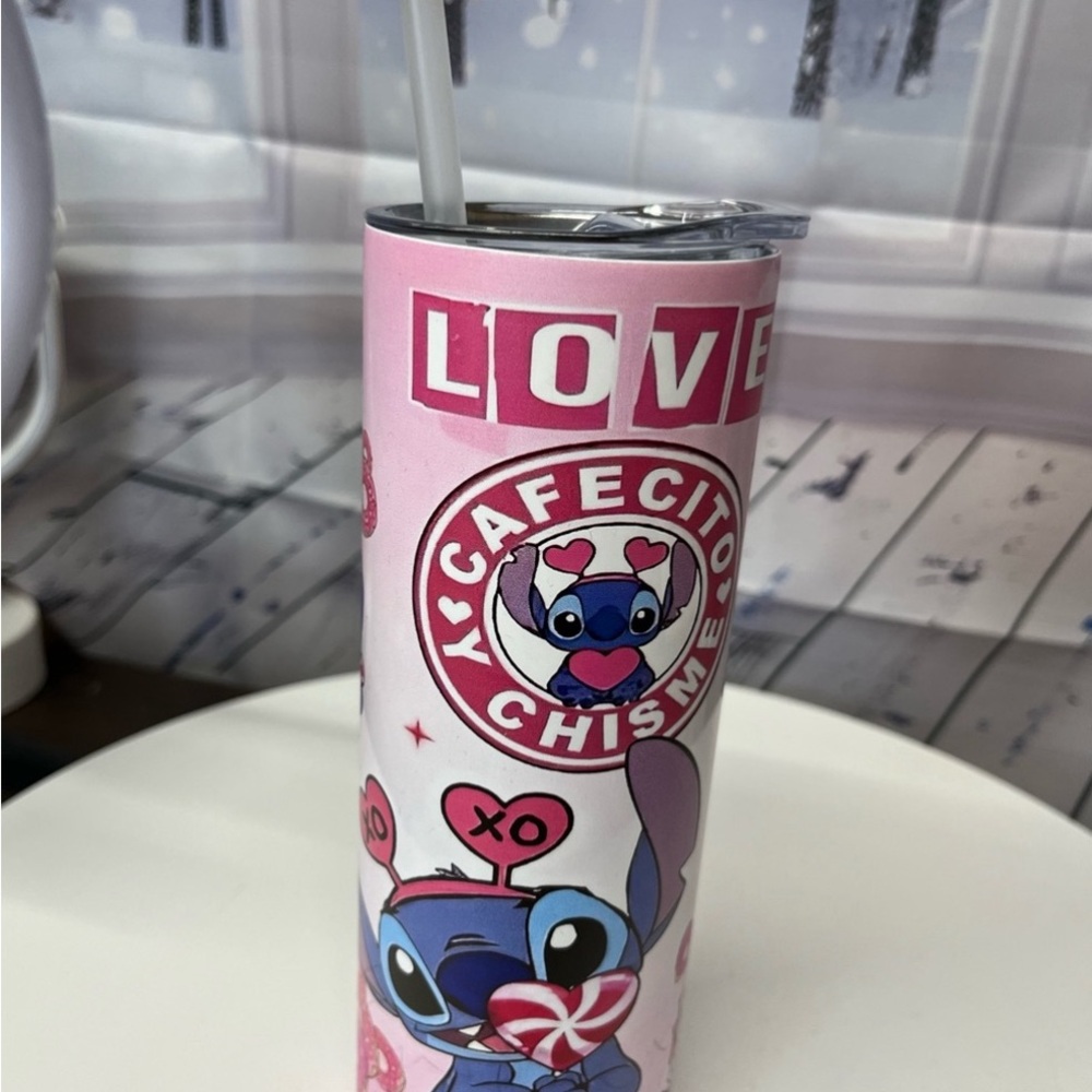 Handmade Stitch Tumbler. NWOT